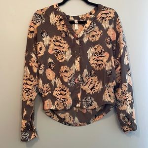 Floral womens blouse